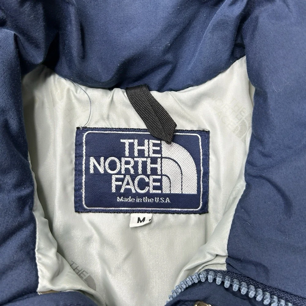 The North Face Vintage‎ 70s Navy Blue Men's M 350 Style Winter Puffer Ski Jacket